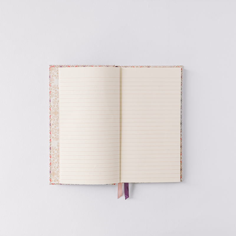 Folk Pattern Pocket Journal - Ivory