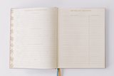 2026 Floral Shield 17-Month Weekly Large Bound Planner