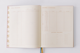 2026 Floral Shield 17-Month Weekly Large Bound Planner