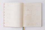 2026 Floral Shield 17-Month Weekly Large Bound Planner