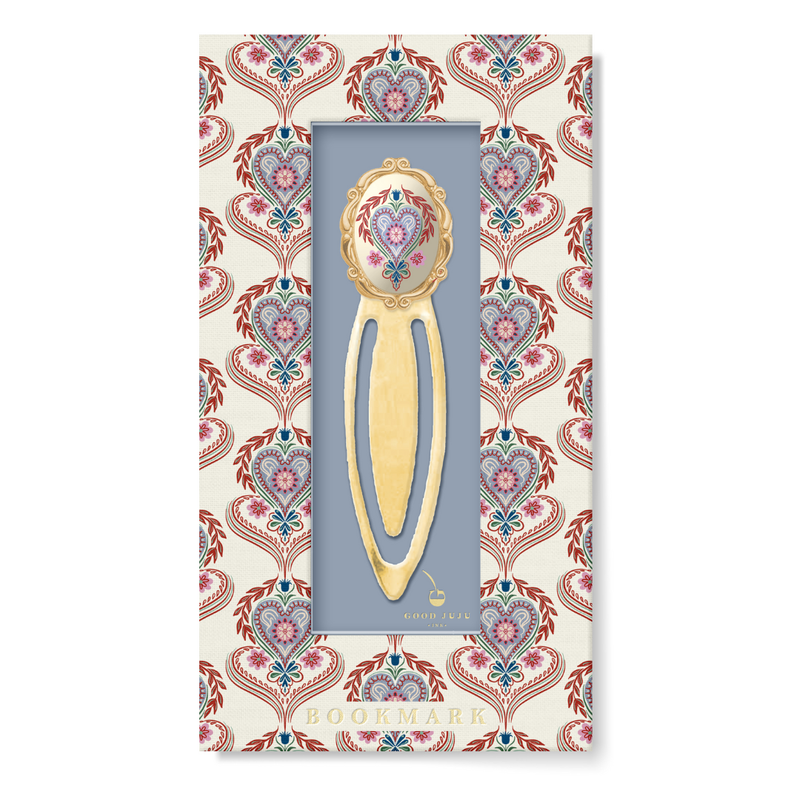 Folk Heart Metal Clip Bookmark