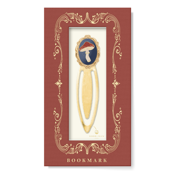 Mushroom Metal Clip Bookmark