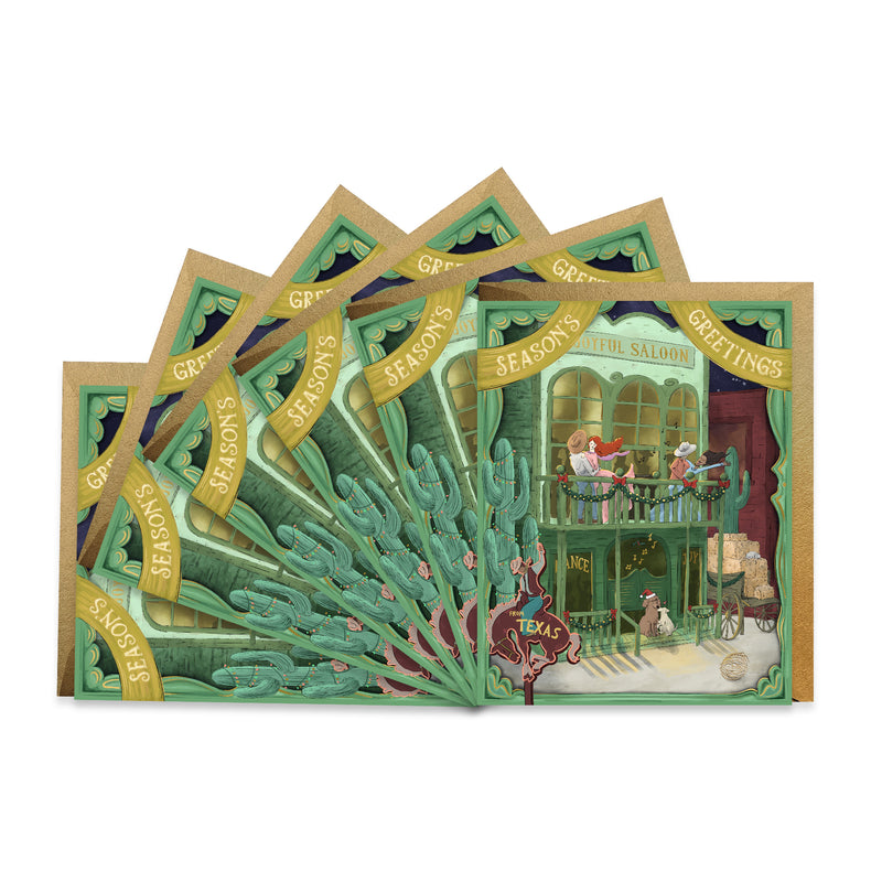 Texas Season's Greetings Boxed Set of 6