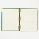 2027 Vintage Daily Agenda 12-Month Weekly Large Spiral Bound Planner