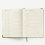 2027 Checkered Plaid 17-Month Weekly Medium Bound Planner