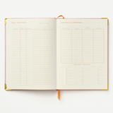 Tulip Blind Embossed Undated Weekly Medium Bound Planner