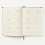 Tulip Blind Embossed Undated Weekly Medium Bound Planner