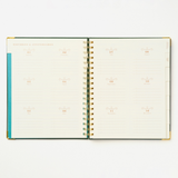2027 Vintage Daily Agenda 12-Month Weekly Large Spiral Bound Planner