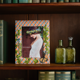 Butterfly Ivy Linen Paper 5" x 7" Picture Frame