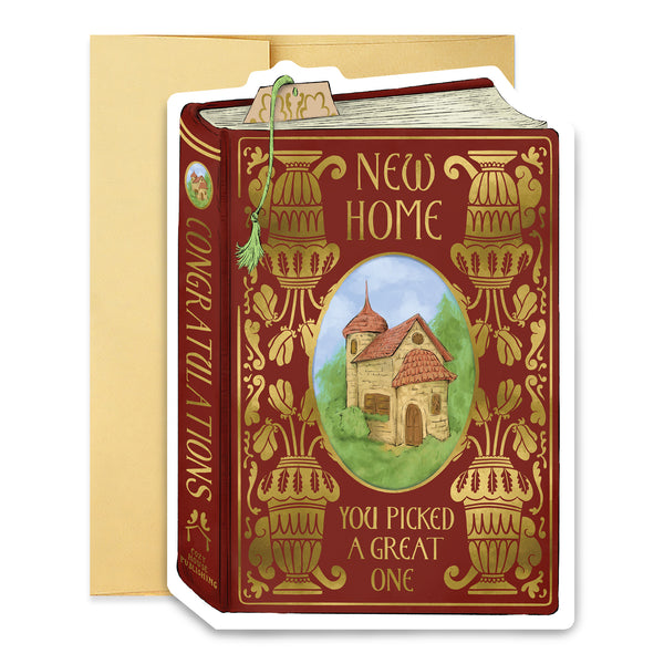 New Home Book Cover Card