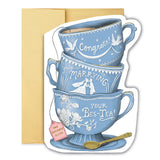 Wedding Bes-Tea Teacup Stack