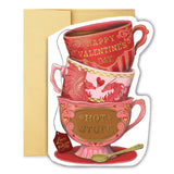 Valentine's Day Teacup Stack