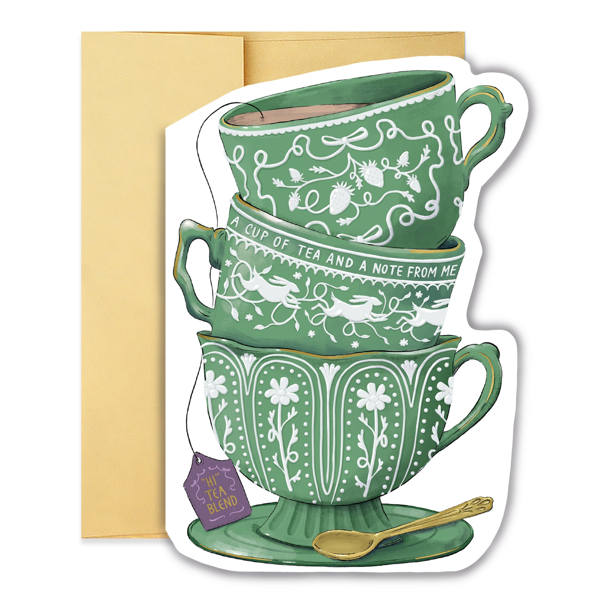Hi Tea Ornamental Teacup Stack