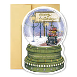 Happy Holidays Snow Globe