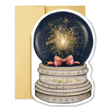 Sparkling New Year Snow Globe