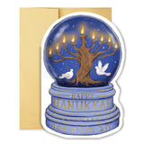 Happy Hanukkah Snow Globe