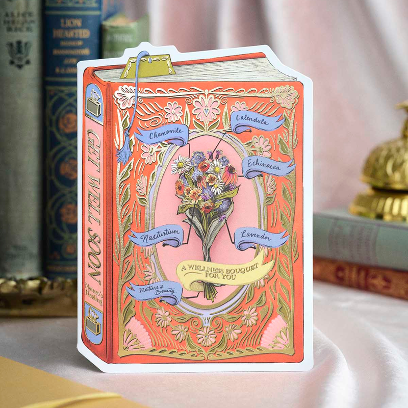 Get Well Bouquet Book Cover Card