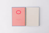 Stamp Pattern Writer's Spiral Notebook
