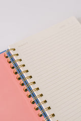 Stamp Pattern Writer's Spiral Notebook