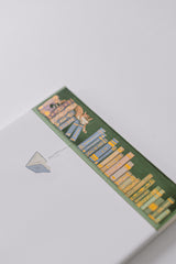 Sneaky Bookshelf Cat Large Notepad