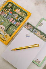 Cat Library Spiral Notebook
