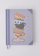Spill the Tea Hardcover Notebook