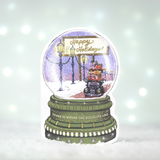 Happy Holidays Snow Globe