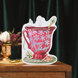 Happy Holidays Teacup