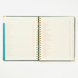 2027 Vintage Daily Agenda 12-Month Weekly Large Spiral Bound Planner