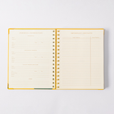 Cat Library Undated Weekly Medium Spiral Planner