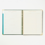 2027 Vintage Daily Agenda 12-Month Weekly Large Spiral Bound Planner