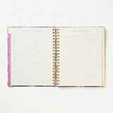 2027 Butterfly Toss 17-Month Weekly Large Spiral Planner