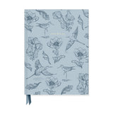 Botanical Bird Toile Journal - Blue