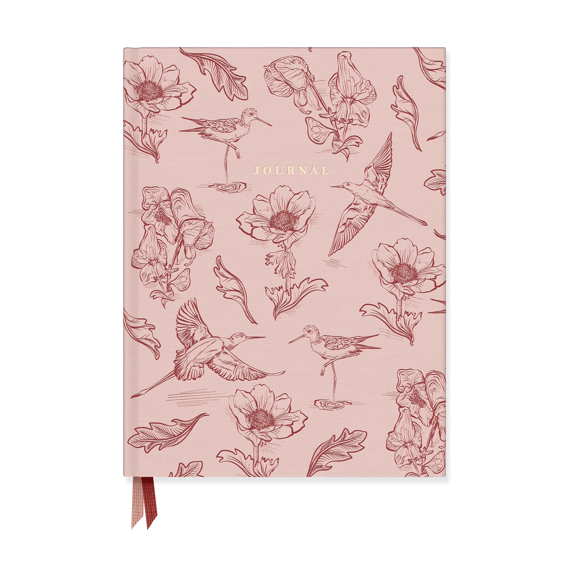 Botanical Bird Toile Journal - Pink – Good Juju Ink