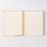 Cat Library Undated Weekly Medium Spiral Planner