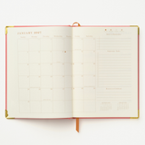 2027 Golden Thistle 12-Month Weekly Medium Bound Planner