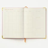 Tulip Blind Embossed Undated Weekly Medium Bound Planner