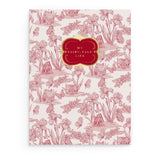 Fairy House Toile Softcover Notebook – White