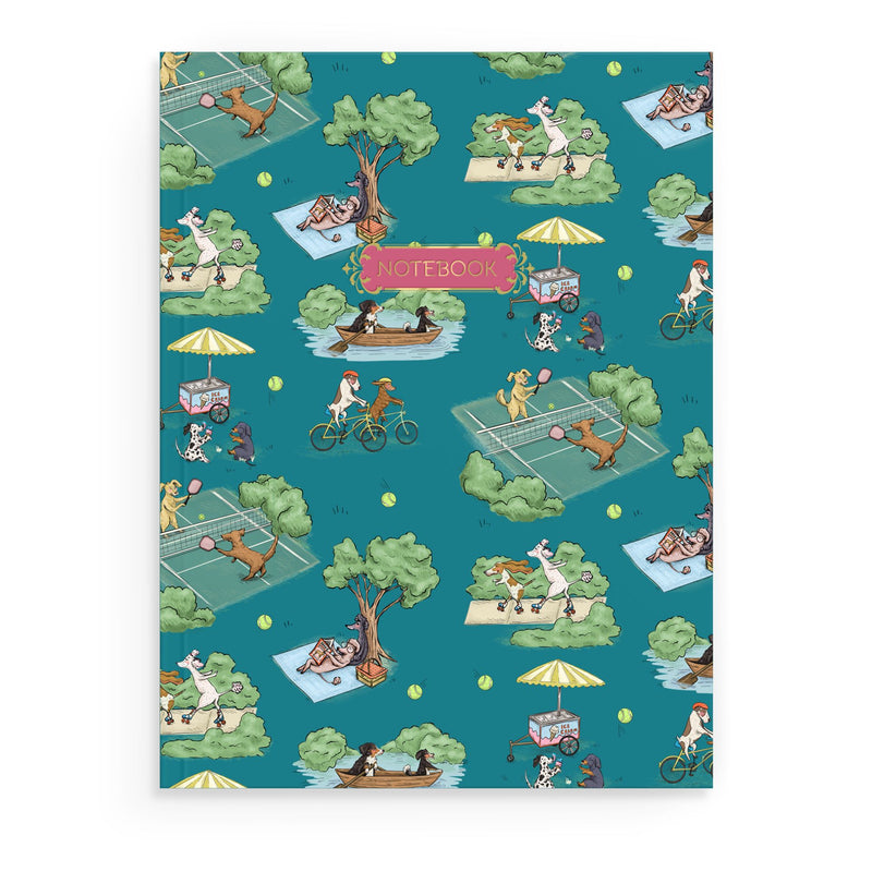 Dog Park Softcover Notebook