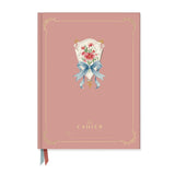 Le Cahier Floral Shield Hardcover Notebook