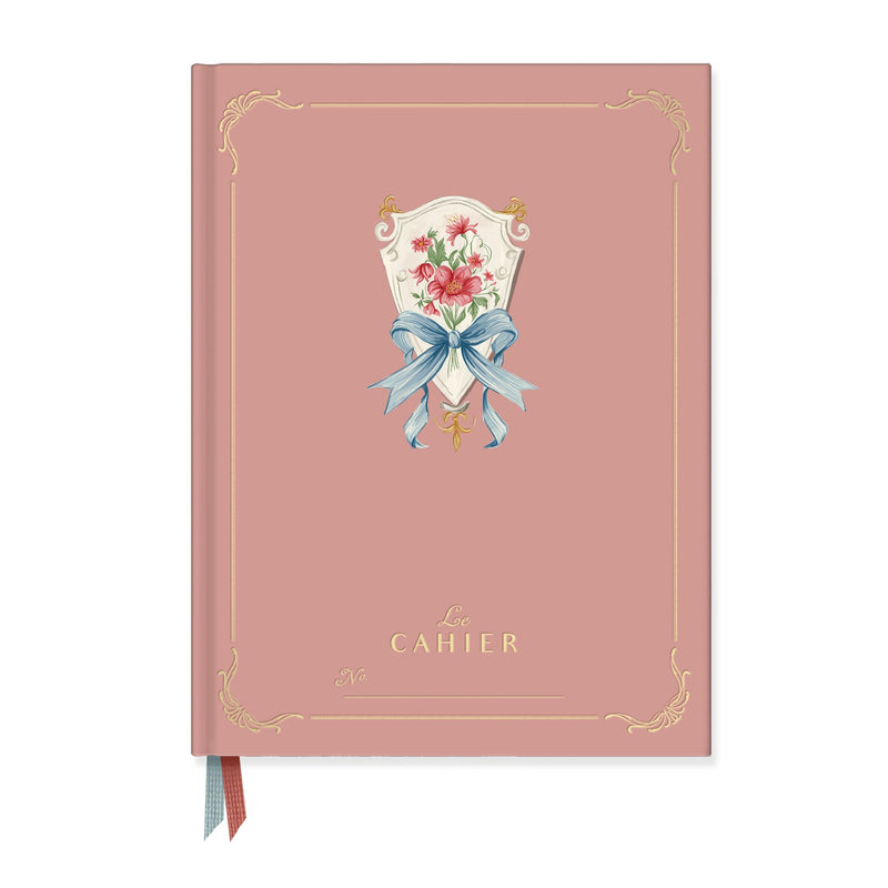 Le Cahier Floral Shield Hardcover Notebook