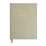 Foil Bow Bookcloth Hardcover Notebook