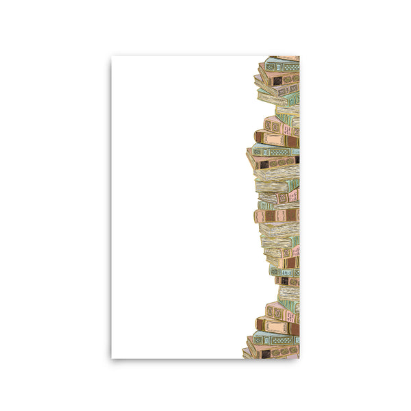Bookish Large Notepad