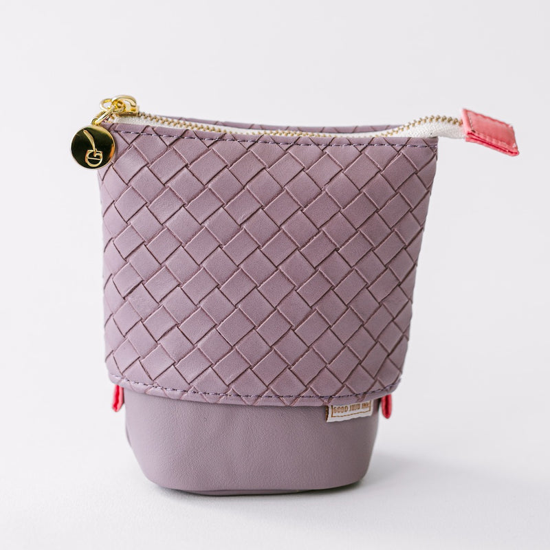 Luxe Standing Pencil Pouch - Lavender