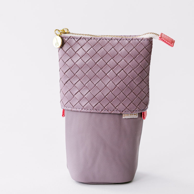 Luxe Standing Pencil Pouch - Lavender – Good Juju Ink
