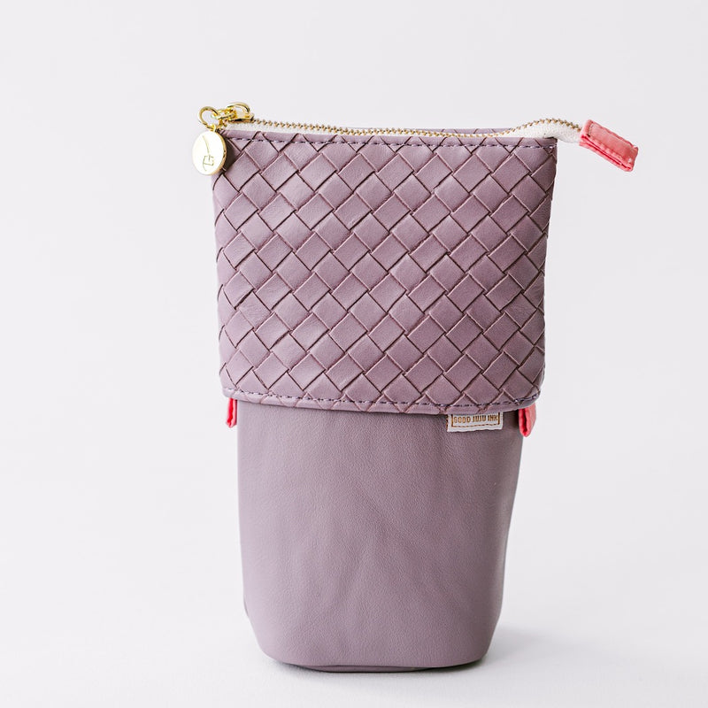Luxe Standing Pencil Pouch Lavender