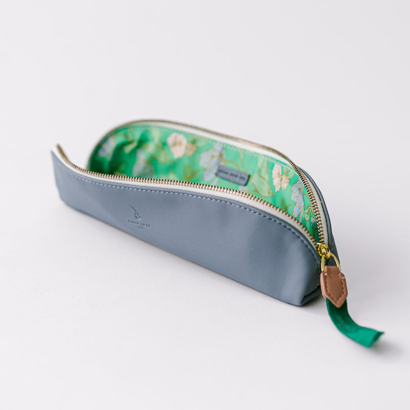 Luxe Slim Pencil Pouch - Periwinkle