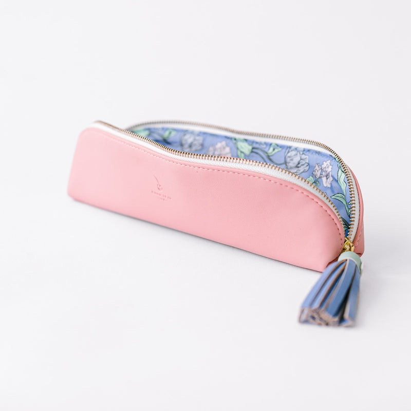 Luxe Slim Pencil Pouch - Rose Pink – Good Juju Ink