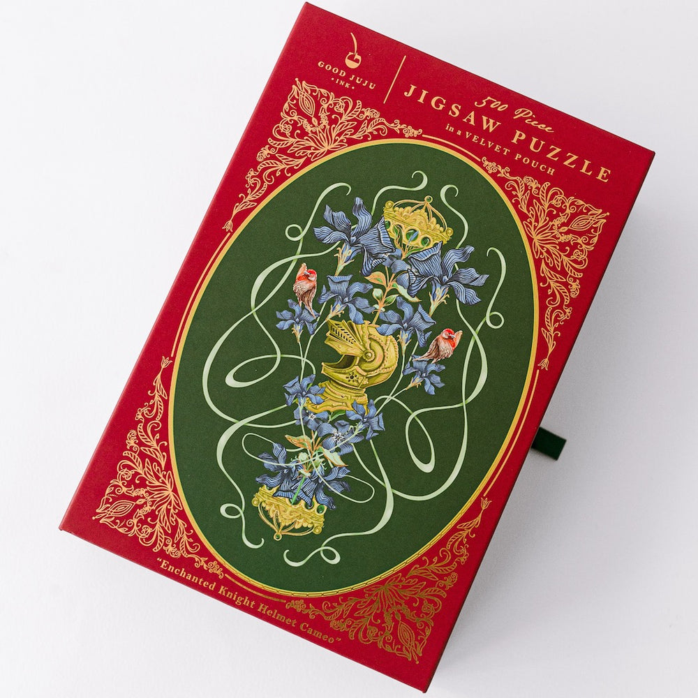 Enchanted Knight Helmet Cameo Puzzle – Good Juju Ink