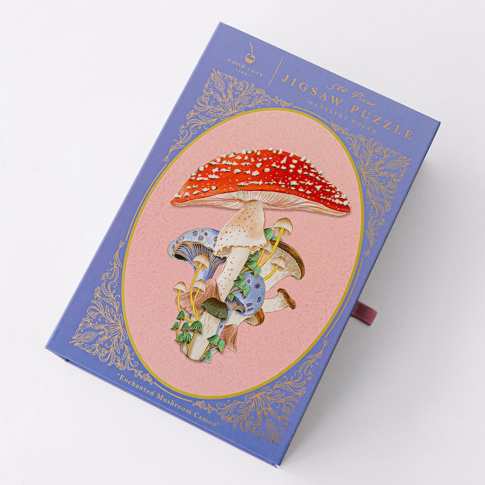 Enchanted Mushroom Cameo Puzzle – Good Juju Ink